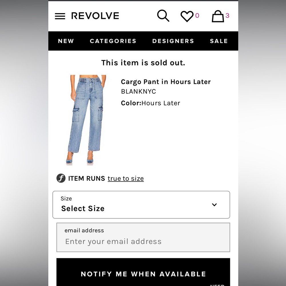 BLANK NYC Cargo Denim Pant Jeans - Picture 9 of 11